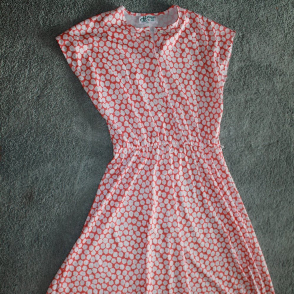 Vintage Sz S 1960’s Haband For Her floral dress